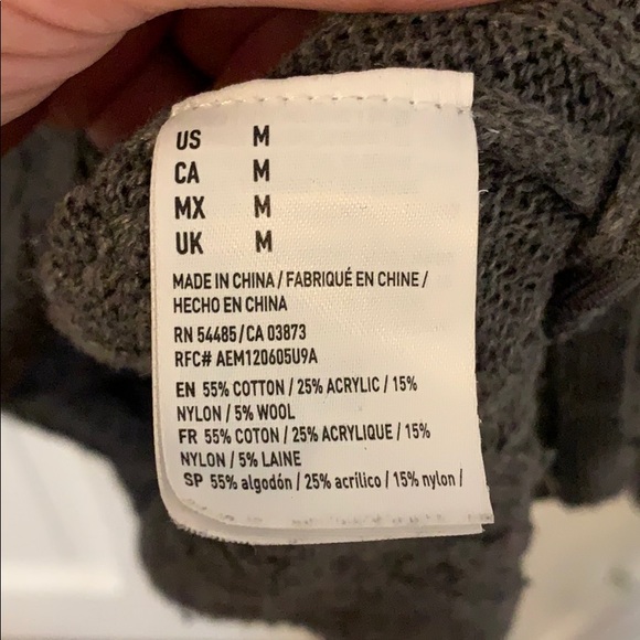 Grey American Eagle Sweater - Picture 5 of 6